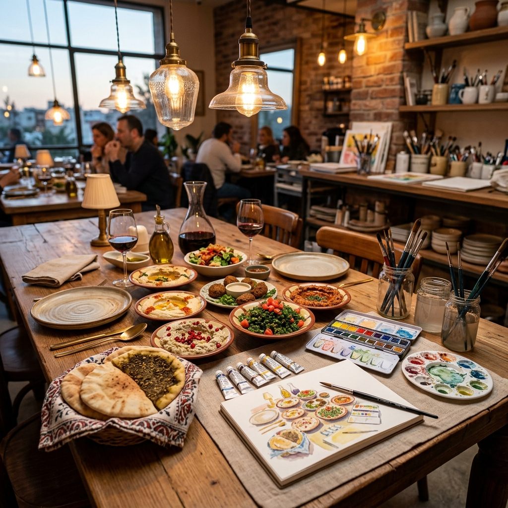 Creative Art, Design & Middle Eastern Kitchen